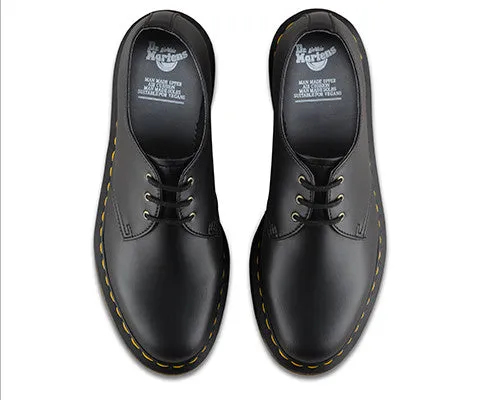 3 Eye Vegan 1461 Shoe in Black from Dr. Martens lightweight feel
