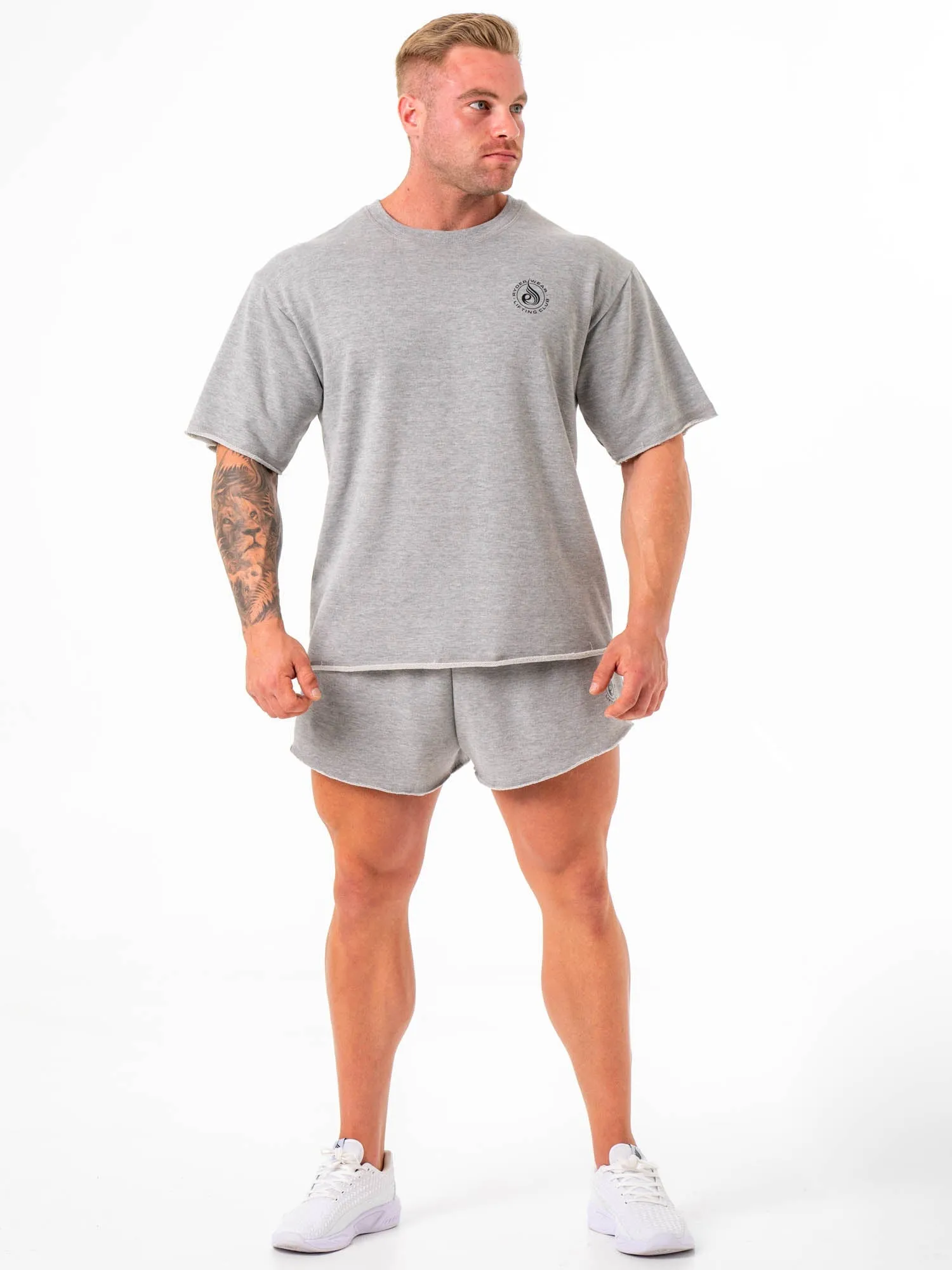 3" Fleece Shorts - Grey Marle sportswear