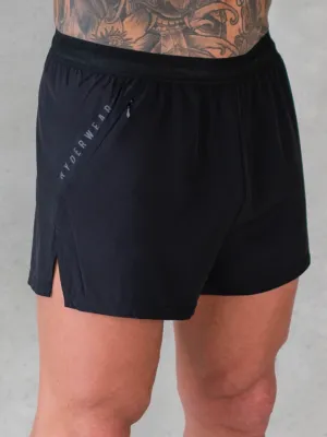 3" Training Shorts - Black body heat