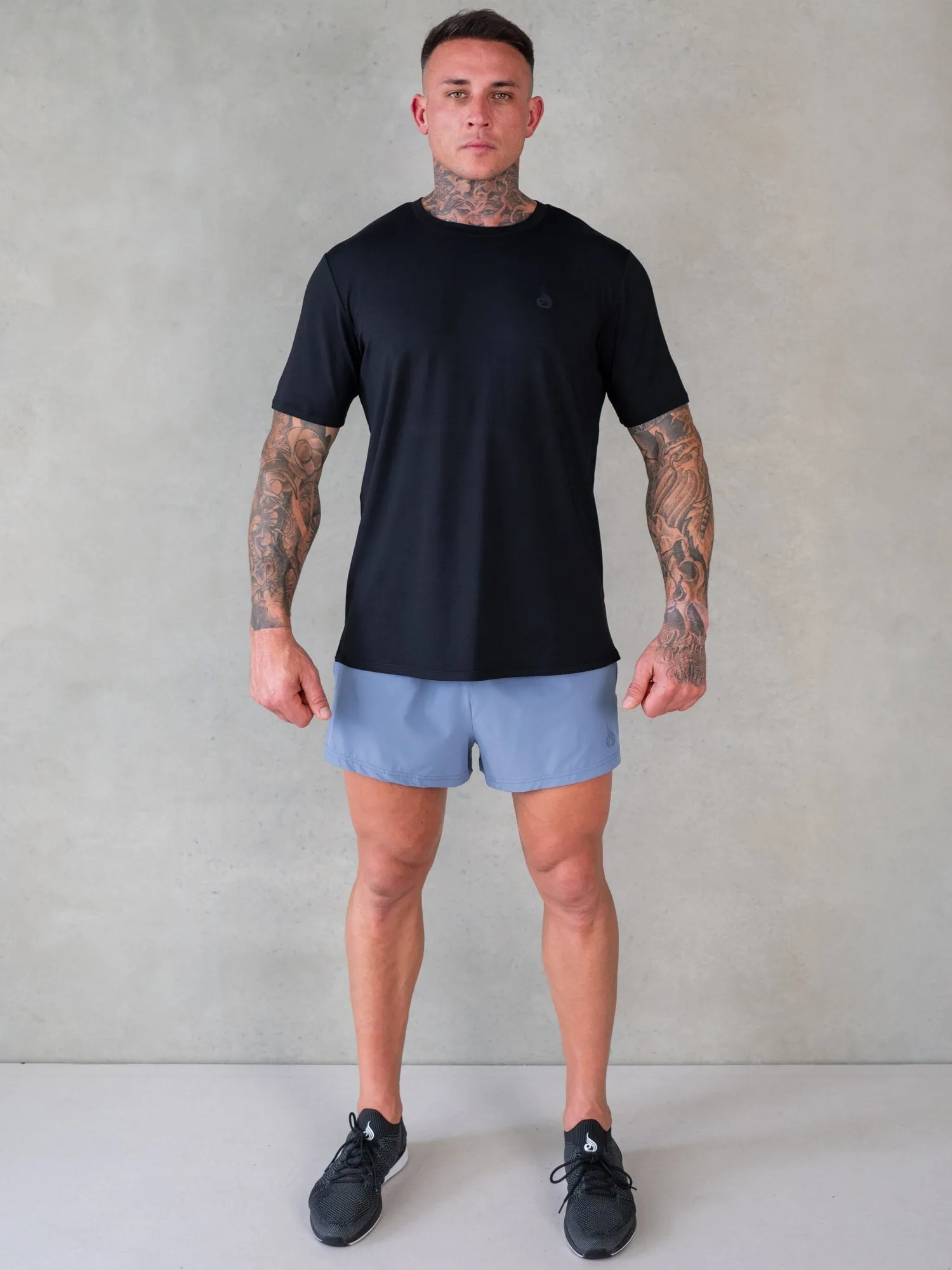 3" Training Shorts - Denim Blue crossfit gear