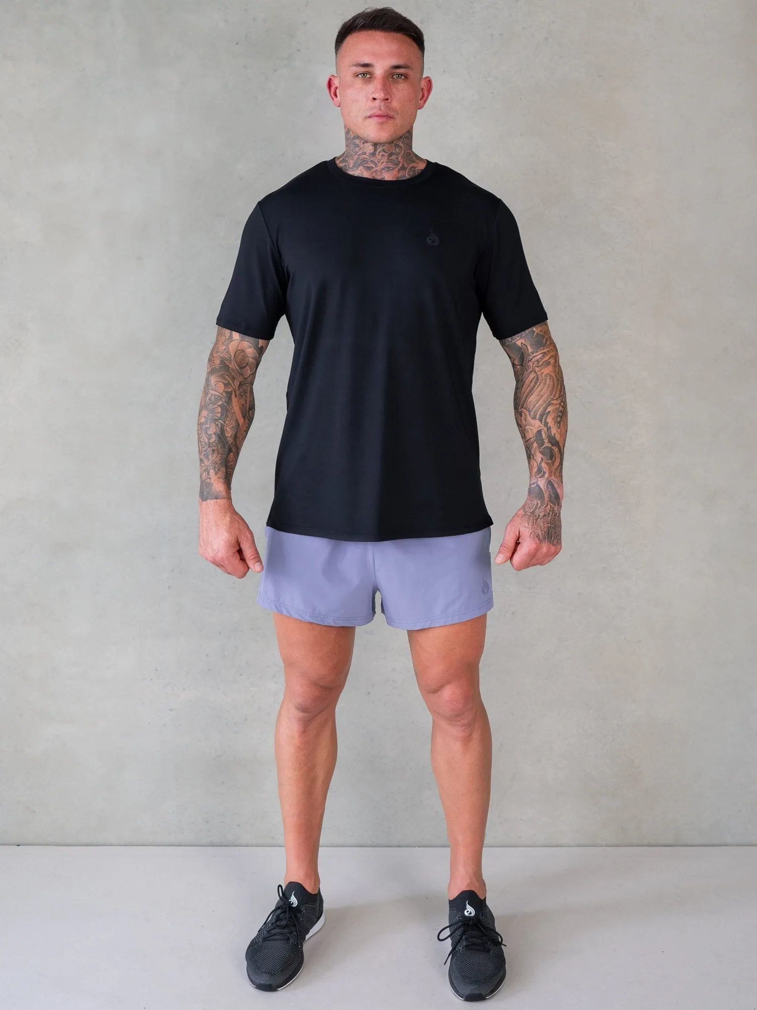 3" Training Shorts - Indigo Blue training efficiency