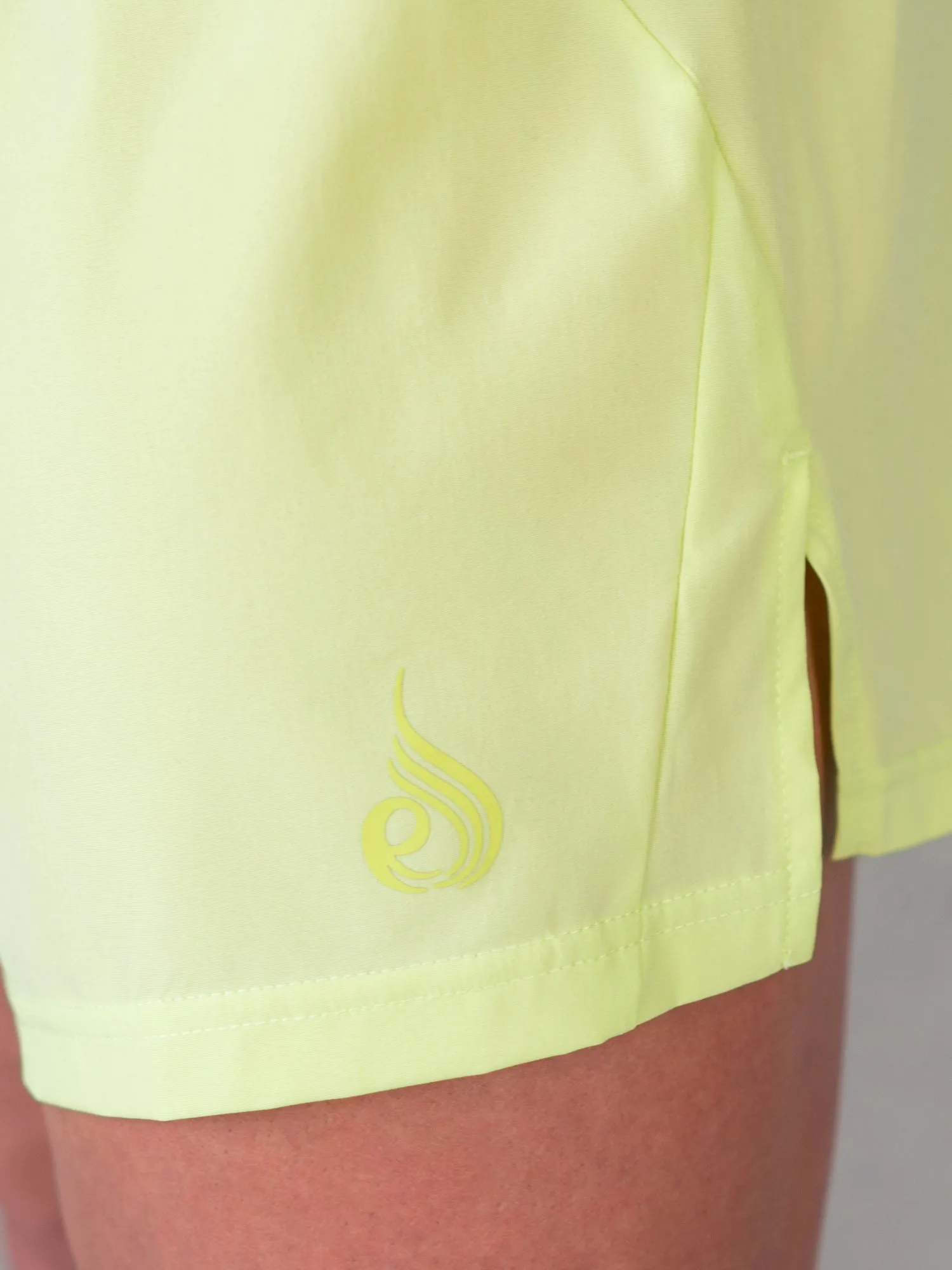 3" Training Shorts - Lime thermal regulation