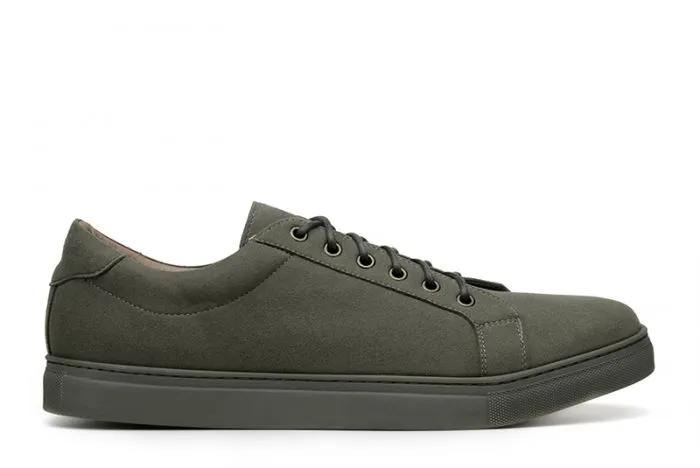 772 Sneaker in Dark Olive from Ahimsa Sharp Look