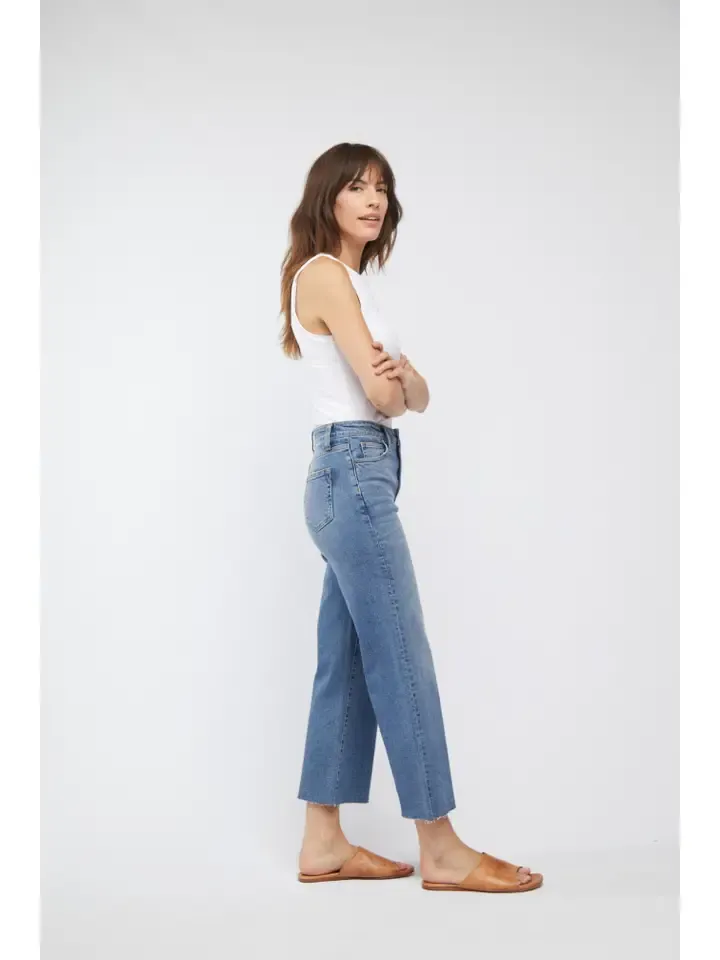 Aberdeen Ankle Crop High Rise Jean street vibe