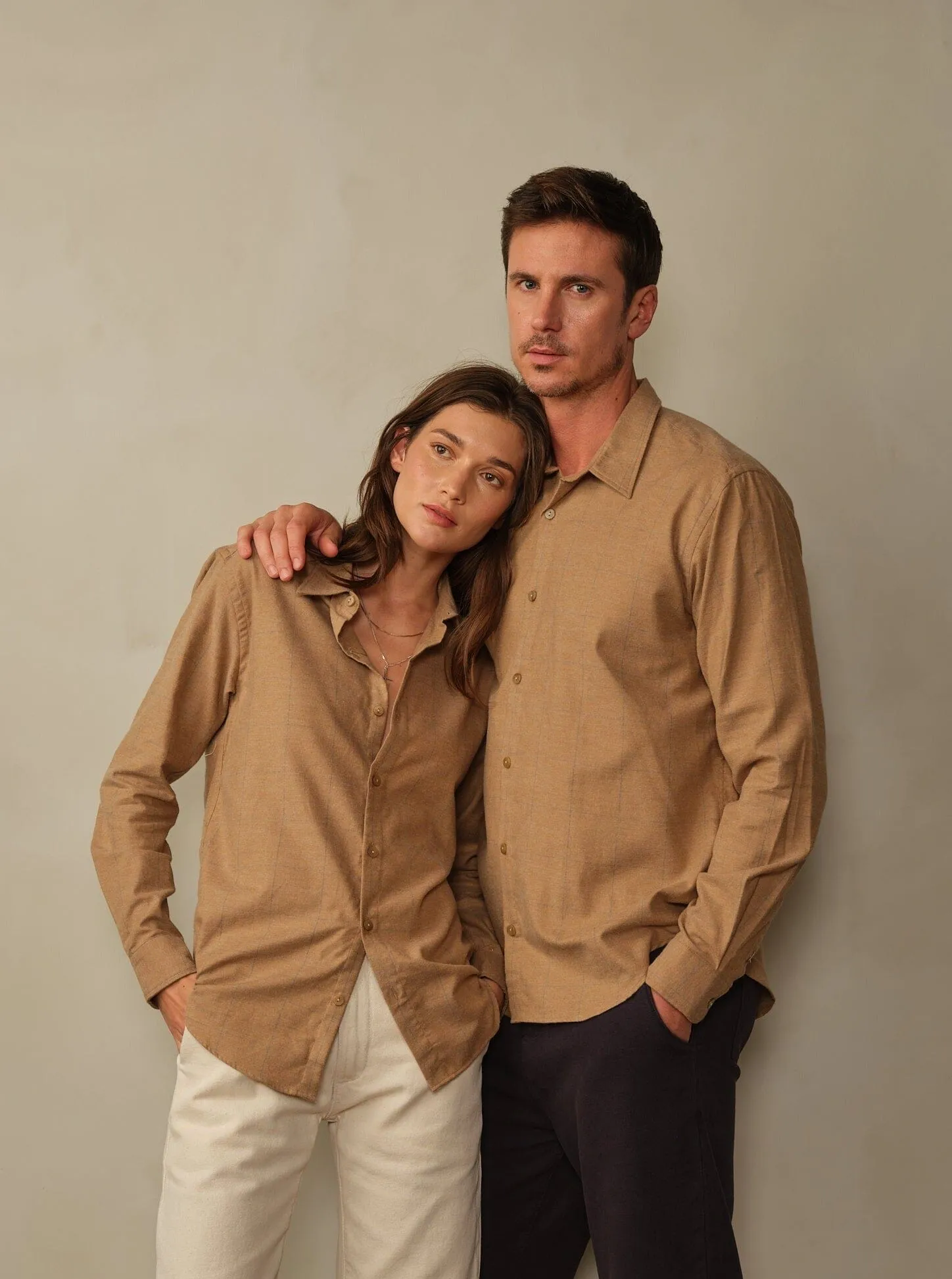 Accord Cashmere Flannel Shirt - Final Sale Minimalism