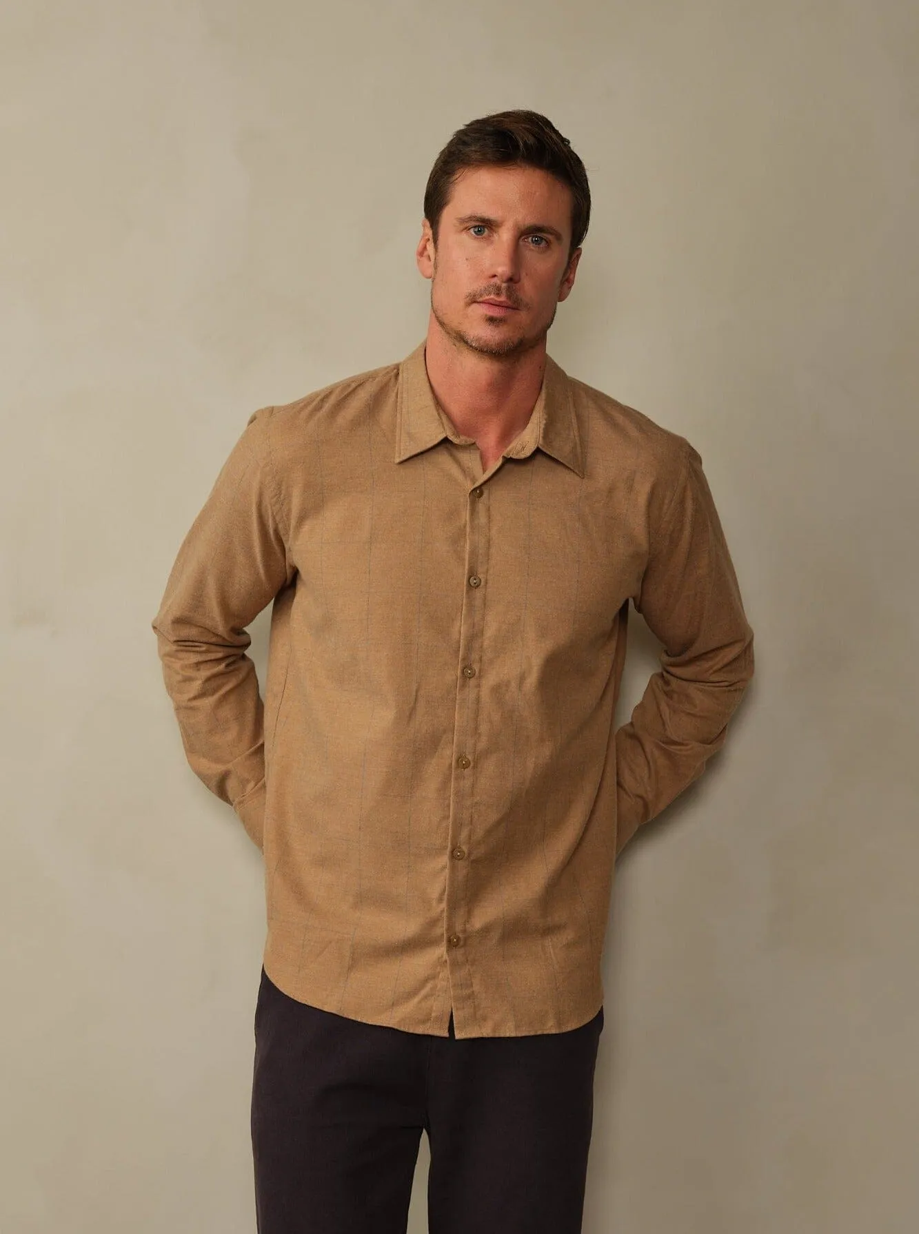 Accord Cashmere Flannel Shirt - Final Sale Variety choice