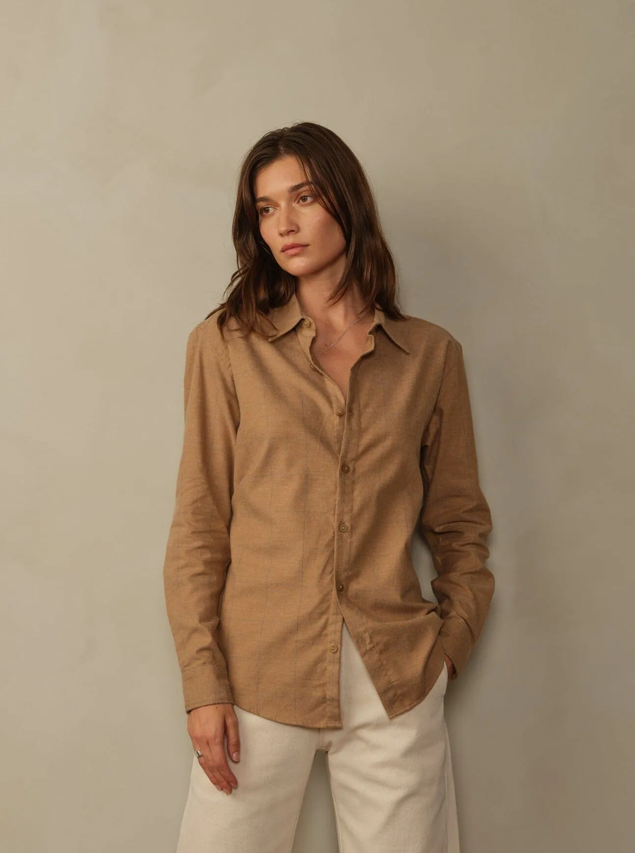 Accord Cashmere Flannel Shirt - Final Sale Campus look