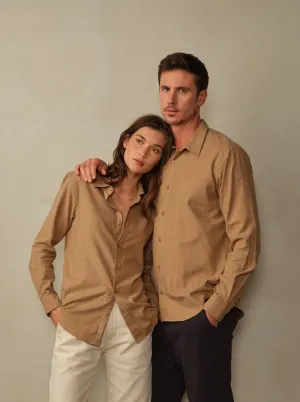 Accord Cashmere Flannel Shirt - Final Sale Minimalism