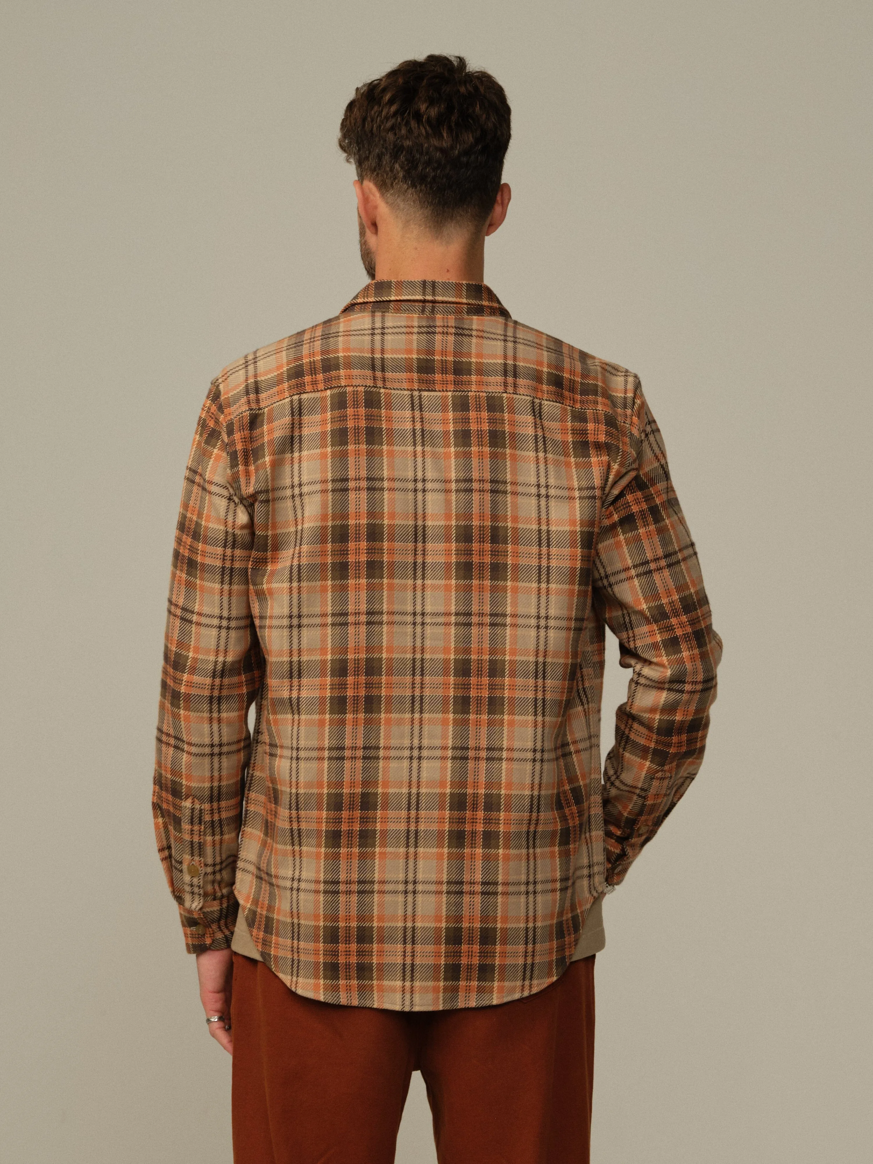Accord Organic Cotton Dobby Flannel Shirt - Final Sale Skin friendly