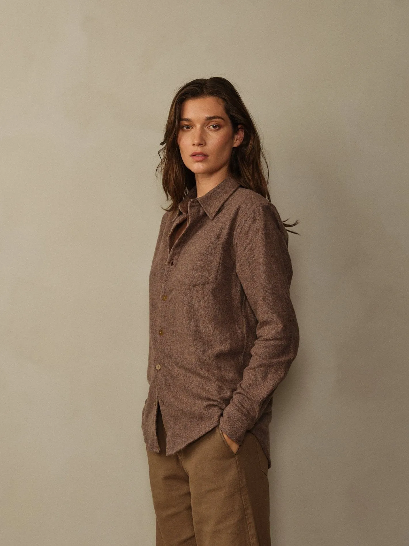 Accord Organic Cotton Flannel Shirt - Final Sale Office elite