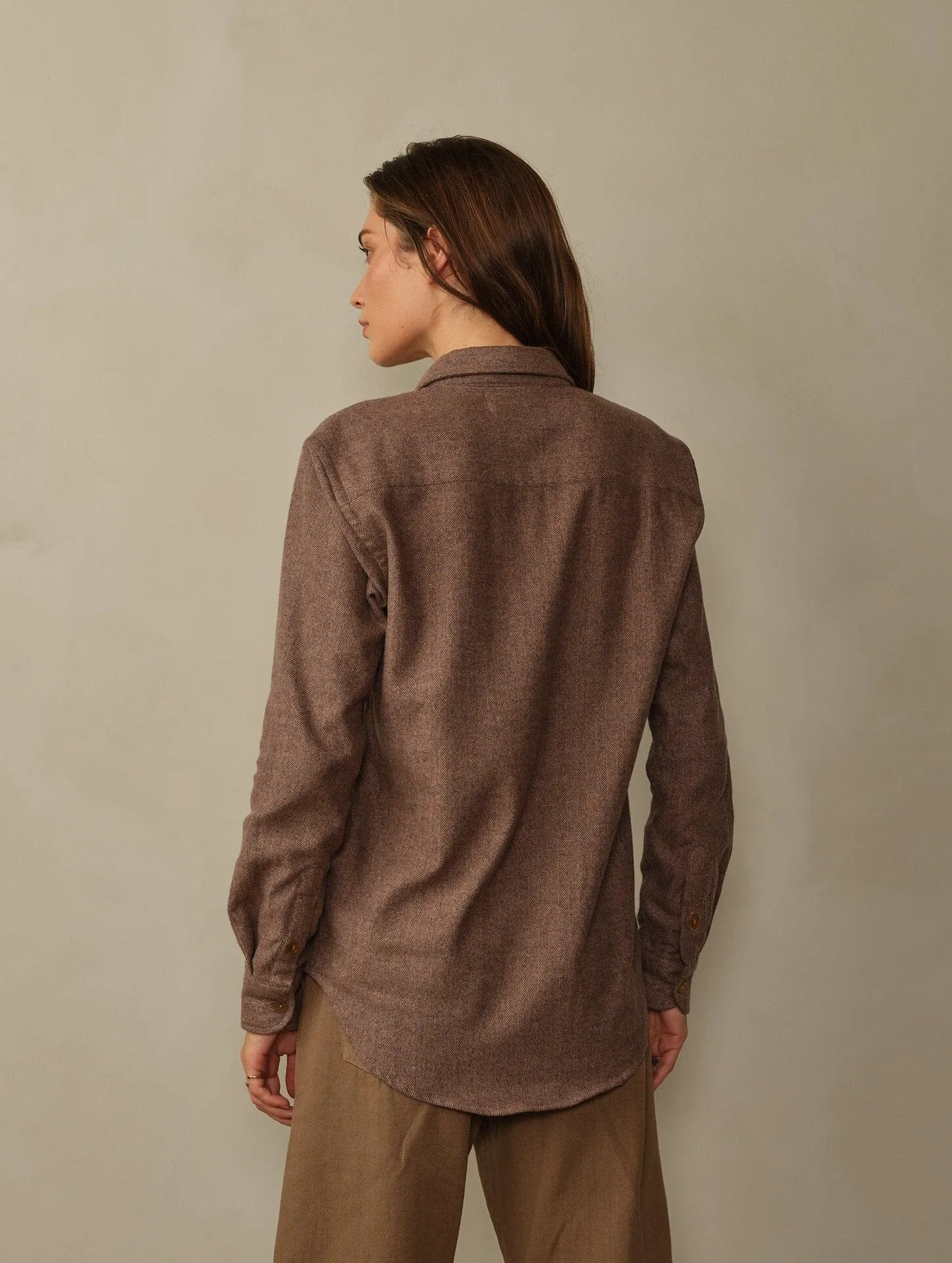 Accord Organic Cotton Flannel Shirt - Final Sale Spring thin
