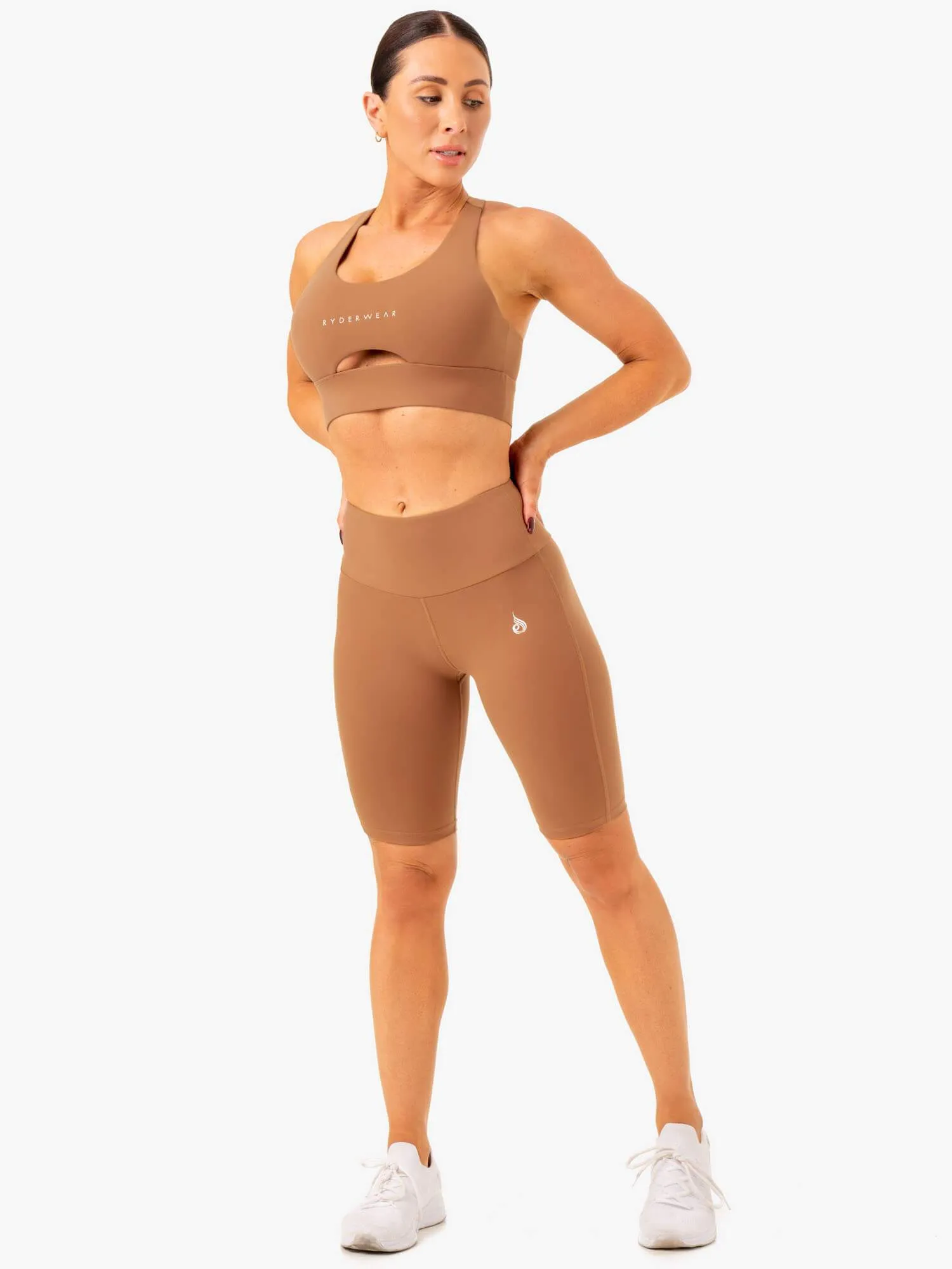 Action Bike Short - Mocha heat dissipation