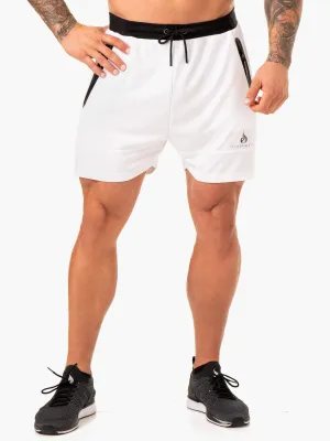 Action Mesh Short - White breathable mesh