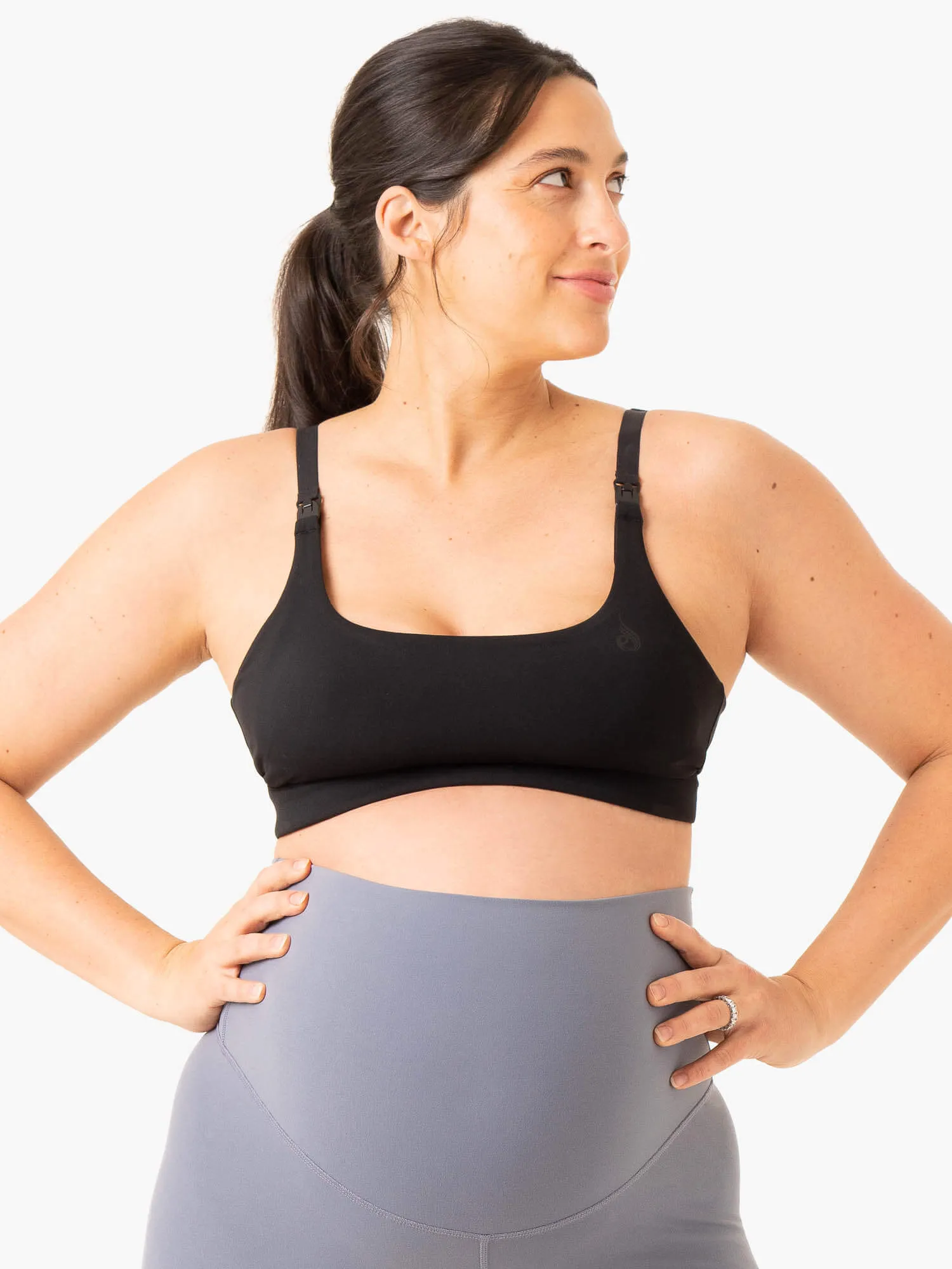 Active Bump Sports Bra - Black Stretch Adjust