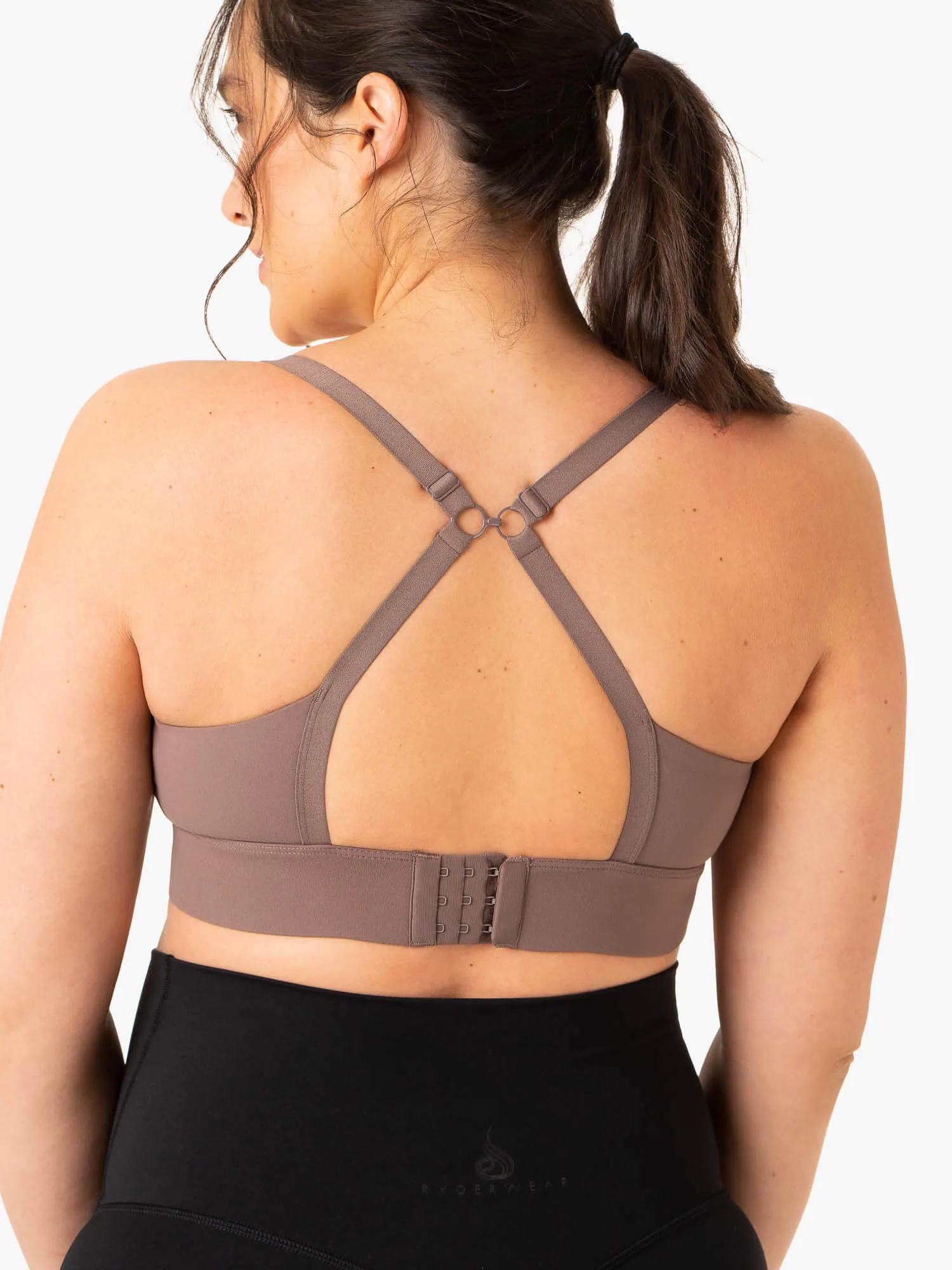 Active Bump Sports Bra - Chocolate No Pressure