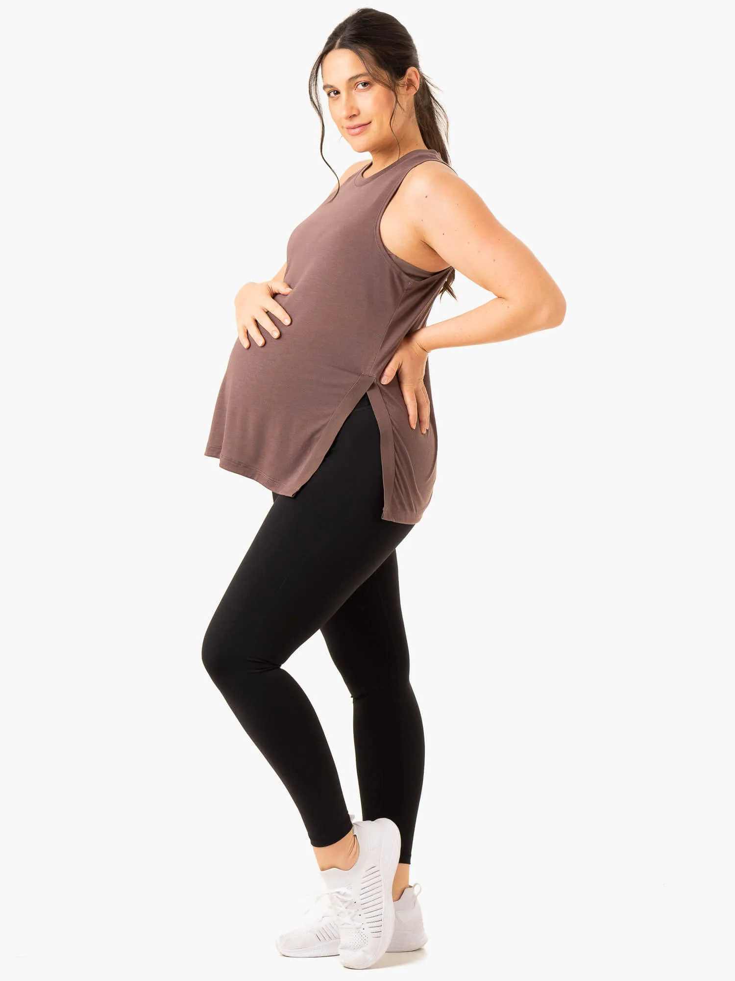 Active Bump Tank - Chocolate custom style