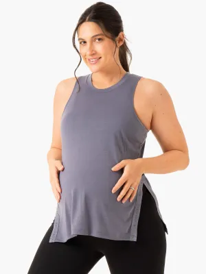 Active Bump Tank - Steel Blue fashion match