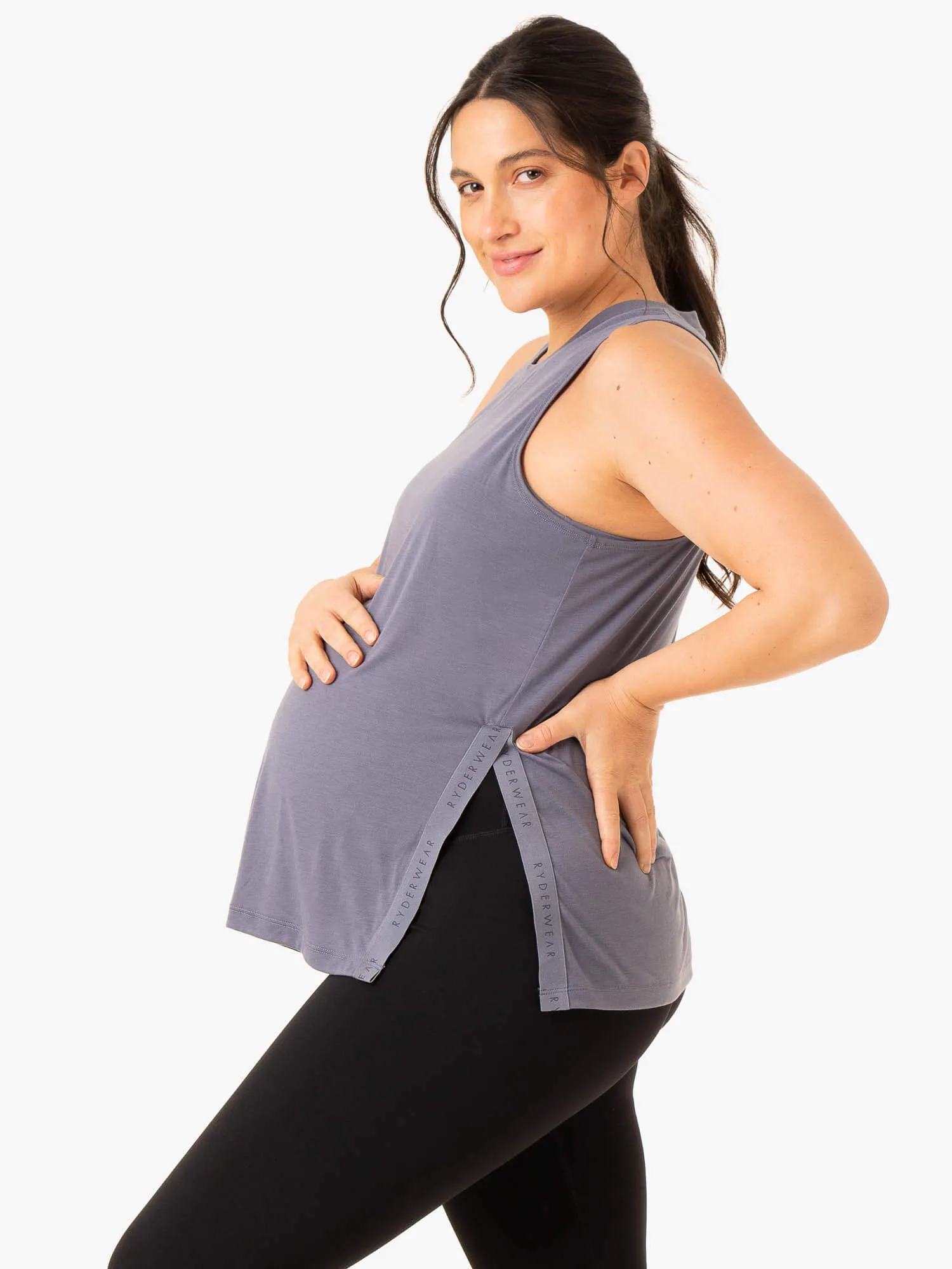 Active Bump Tank - Steel Blue urban casual