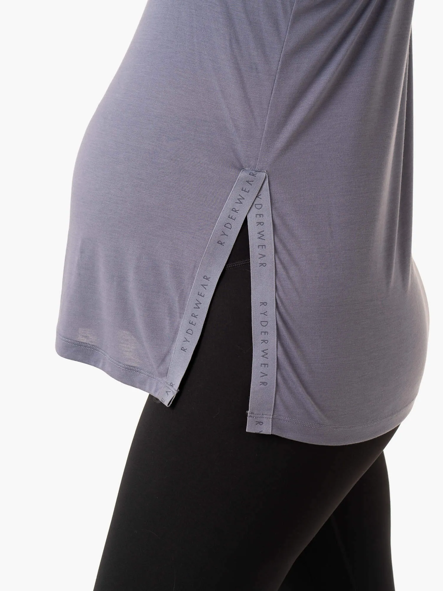 Active Bump Tank - Steel Blue light airy