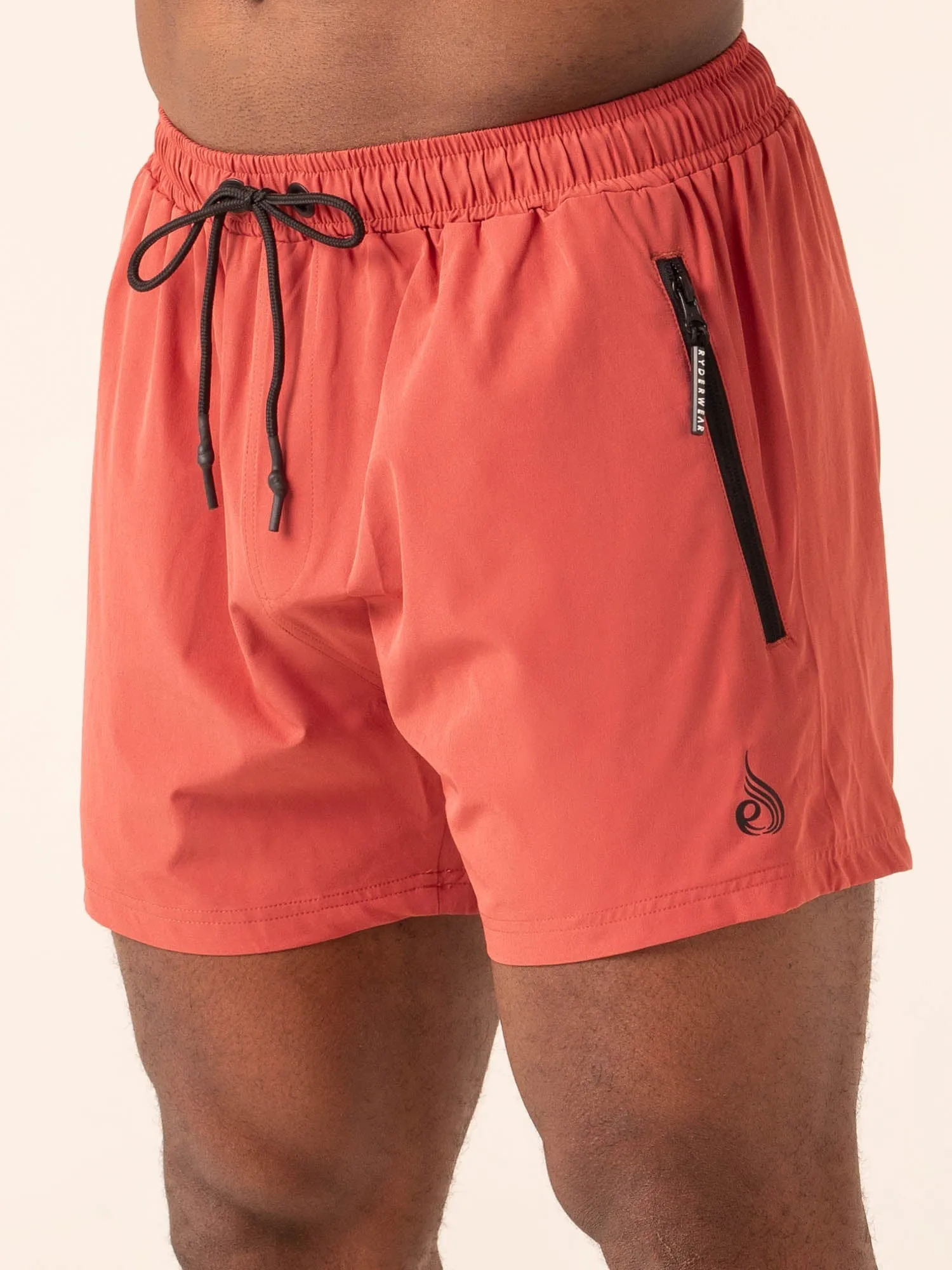 Adapt 5" Training Short - Dusty Red breathable knit