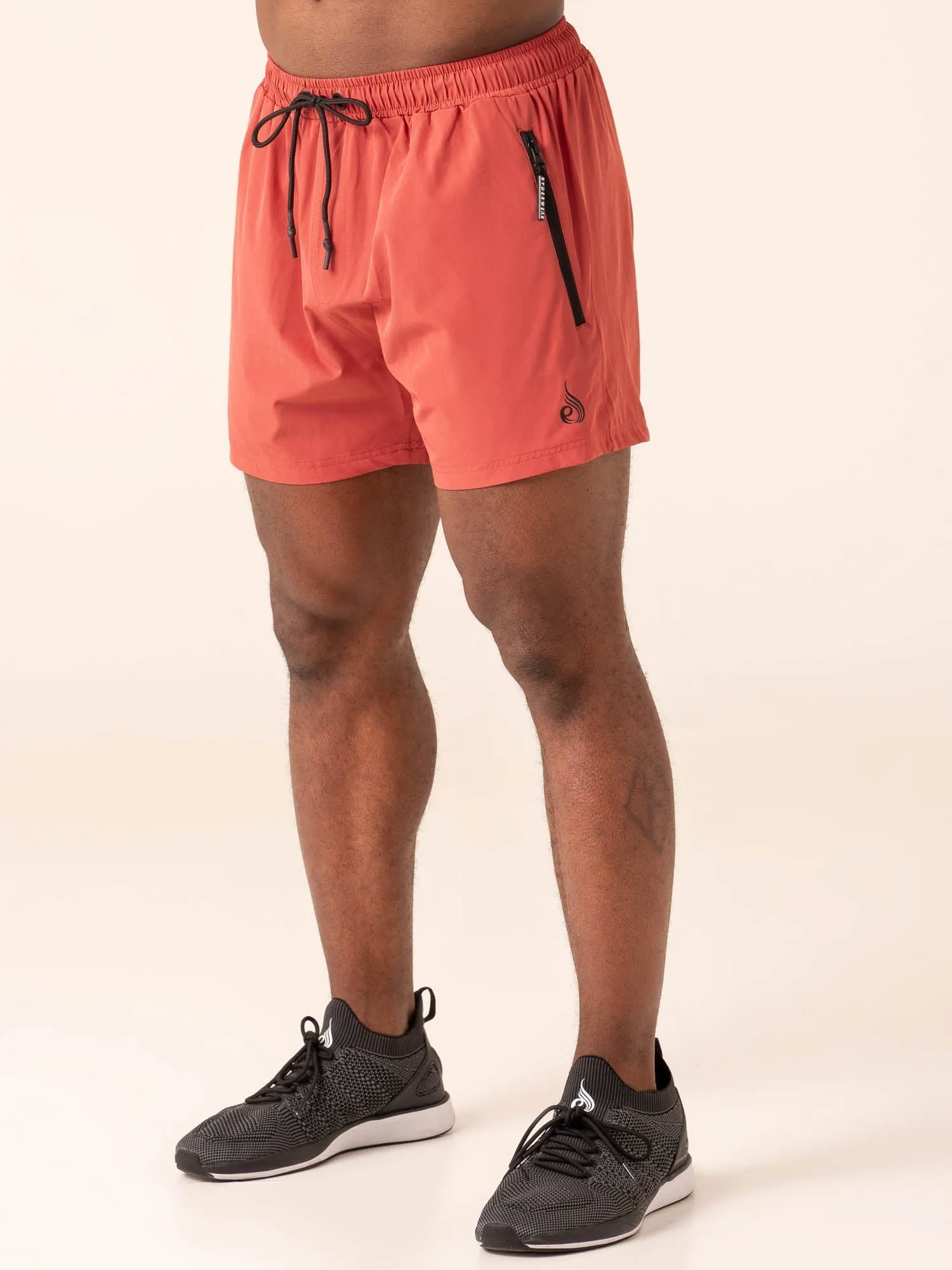 Adapt 5" Training Short - Dusty Red workout style