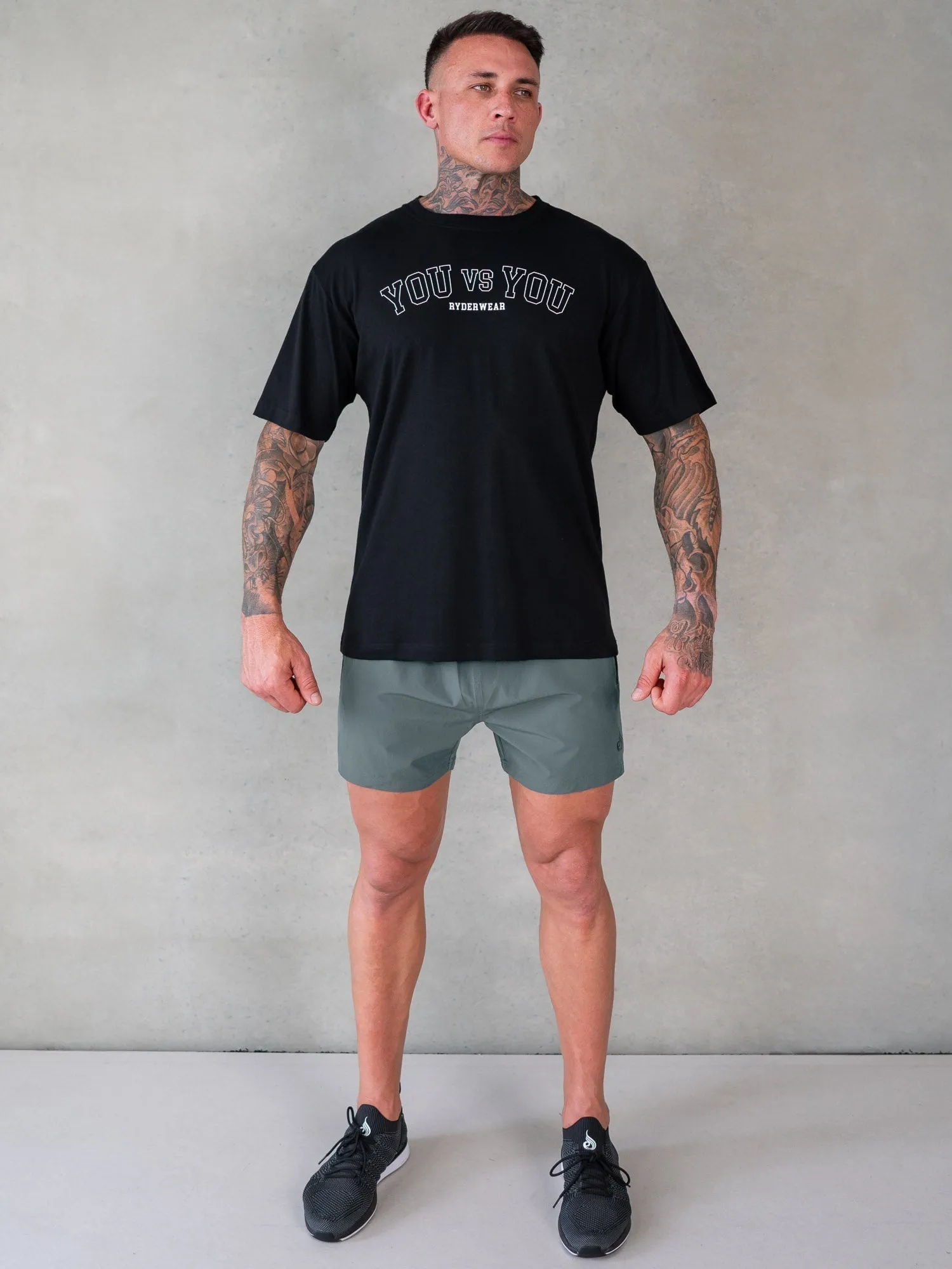 Adapt 5" Training Short - Petrol athletic shorts