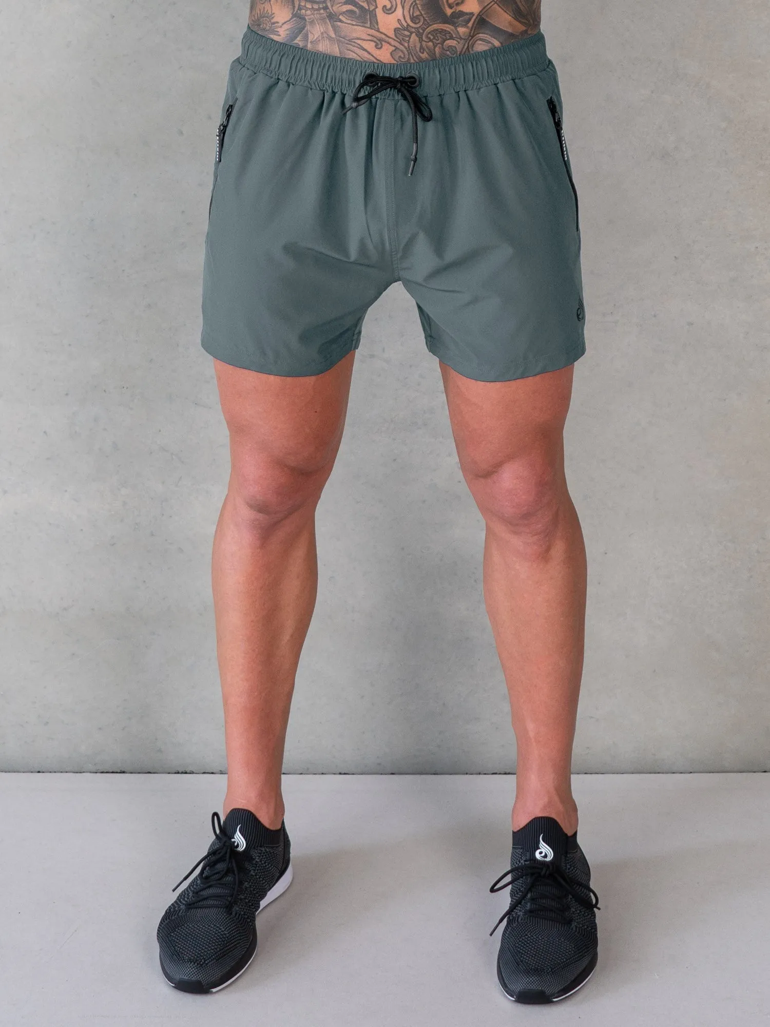 Adapt 5" Training Short - Petrol gym class