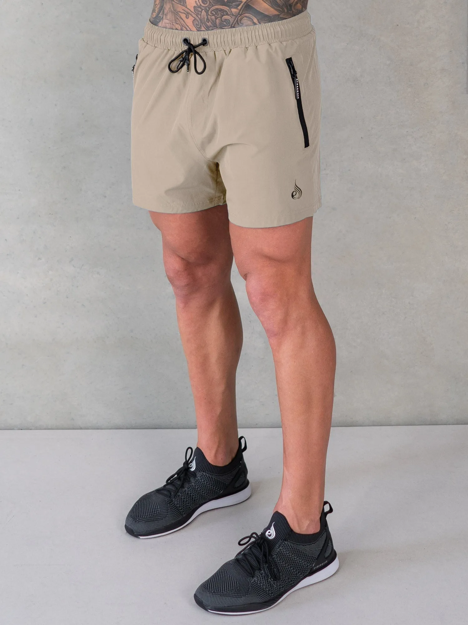 Adapt 5" Training Short - Stone fitness fashion