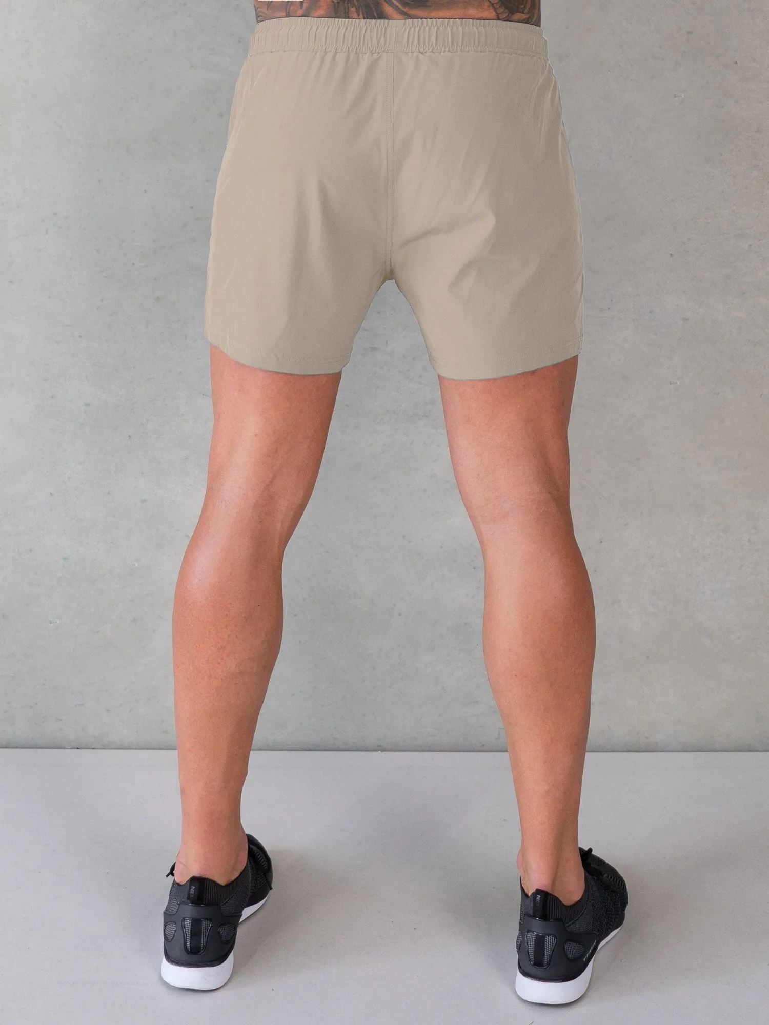 Adapt 5" Training Short - Stone gym motivation