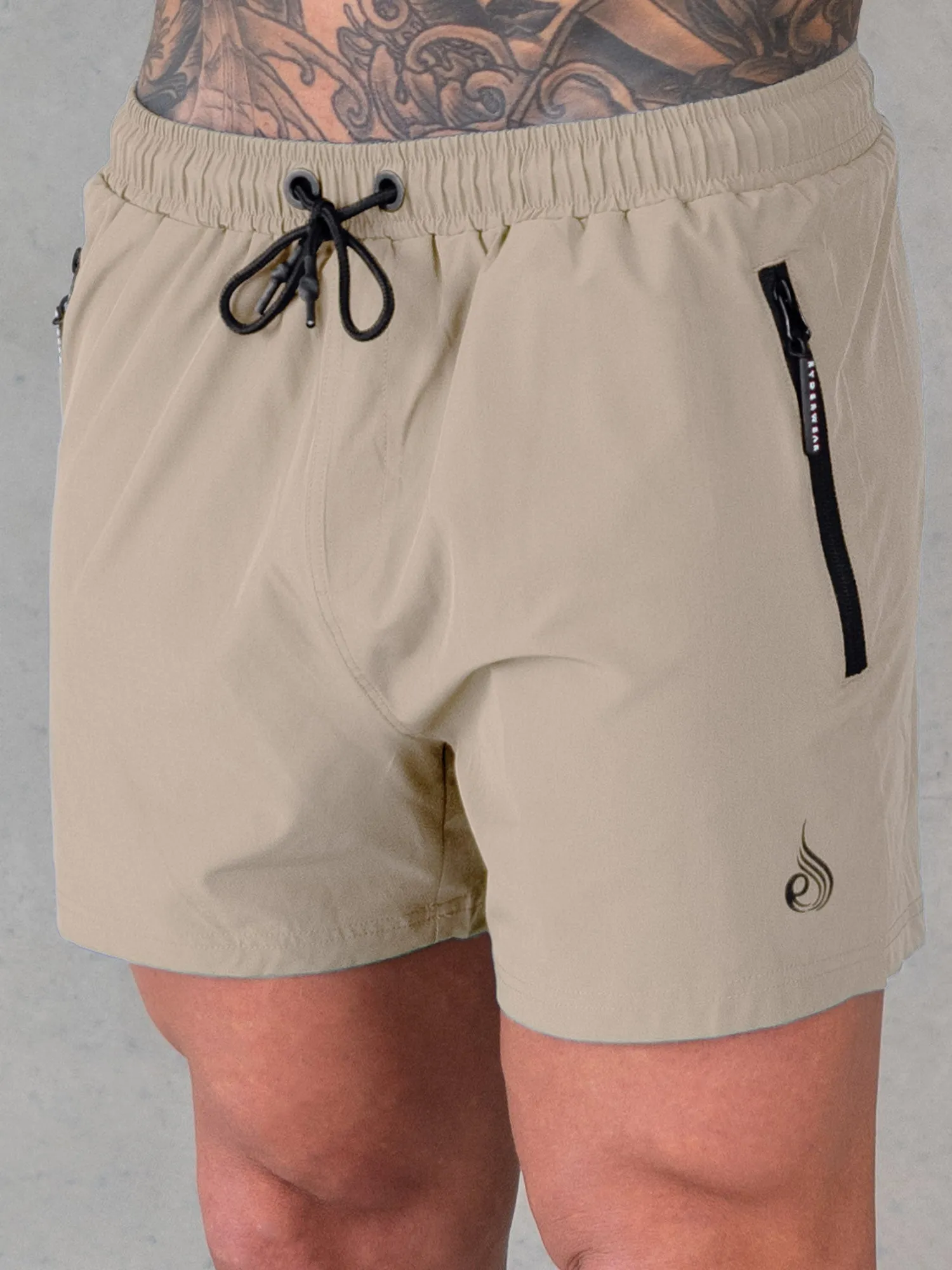 Adapt 5" Training Short - Stone compression zone