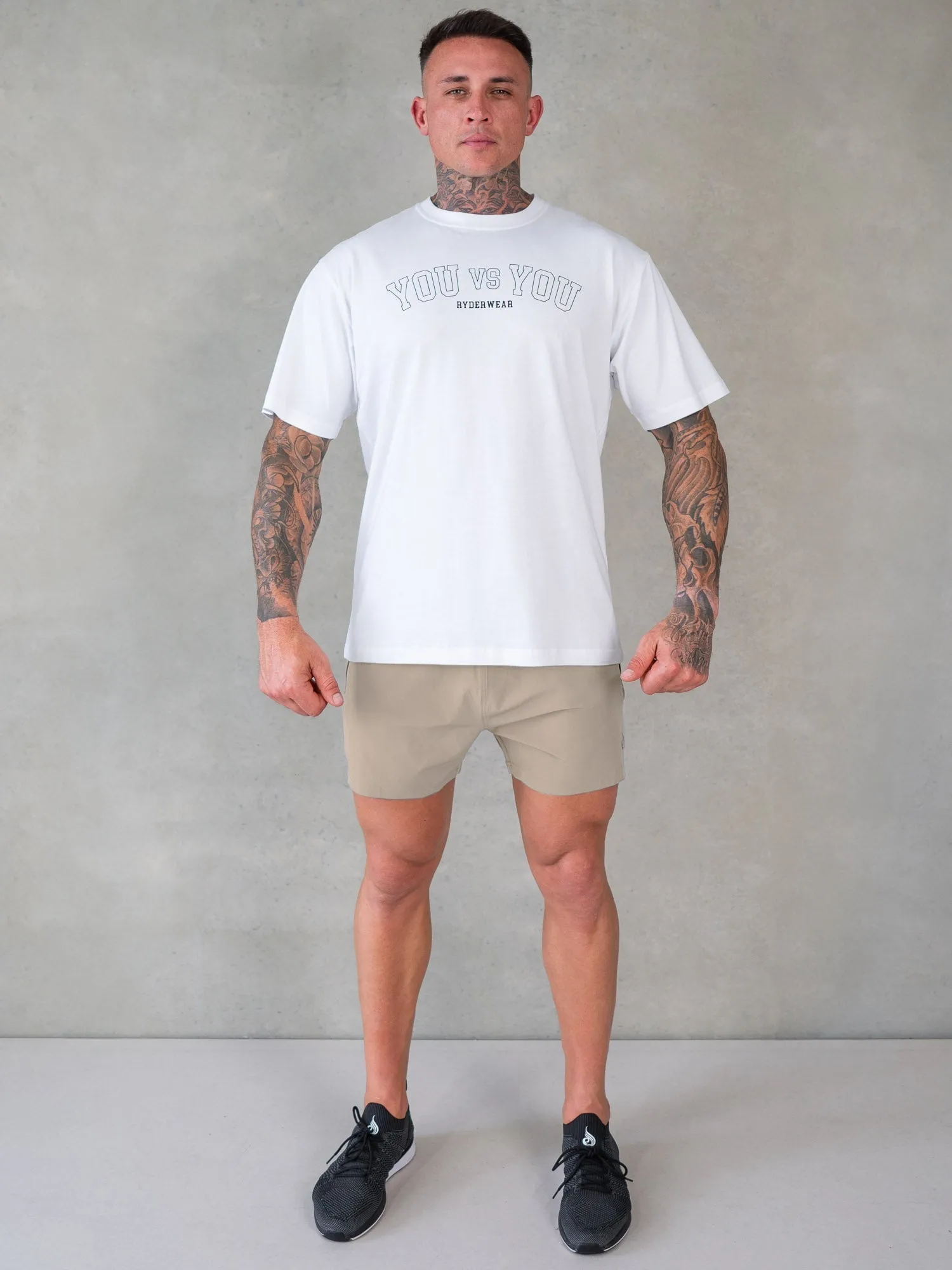 Adapt 5" Training Short - Stone low impact