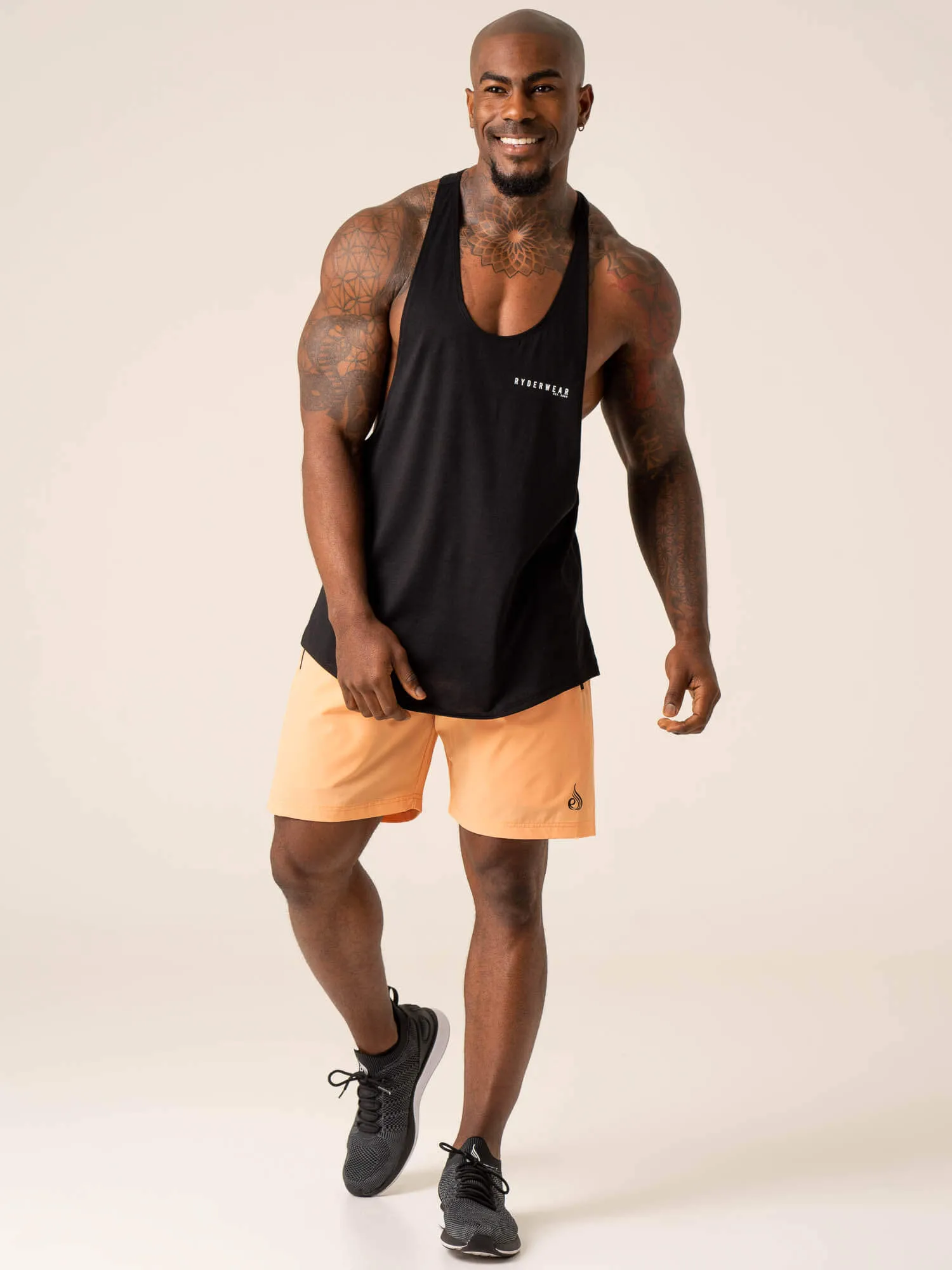 Adapt Training Short - Orange Sherbet Modern Style