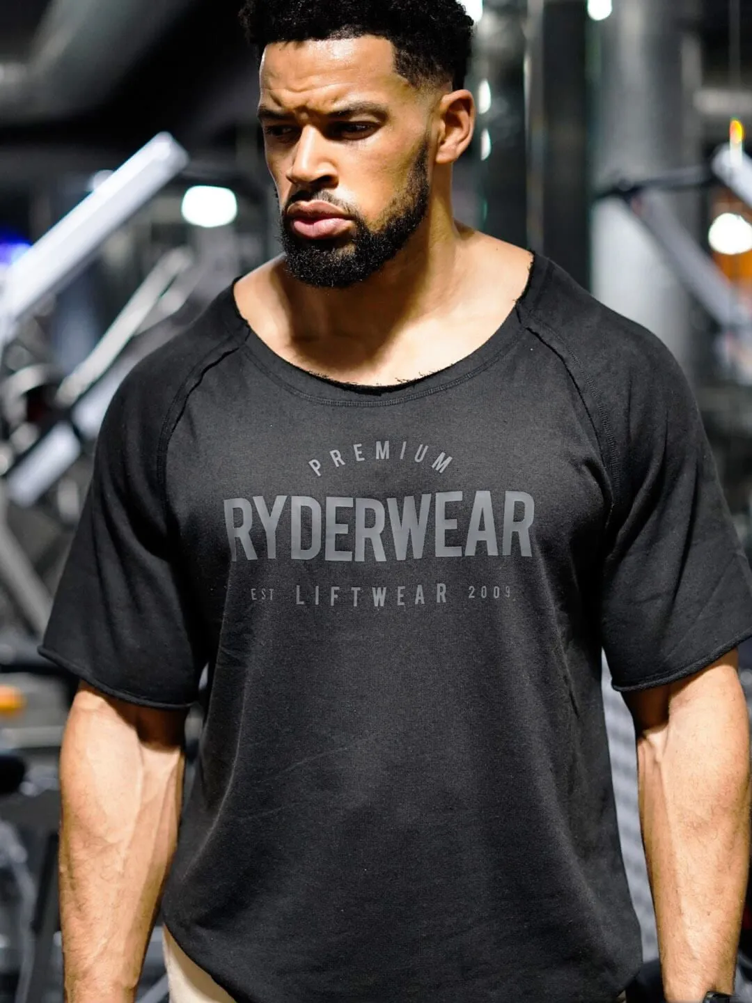 Advance Fleece Rag Top - Black designer label