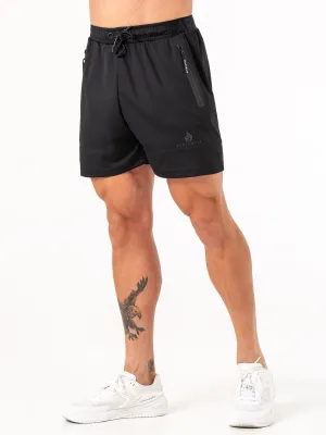 Advance Mesh Short - Black marathon wear