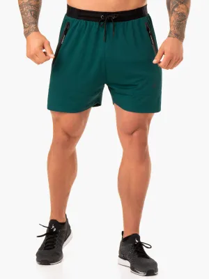 Advance Mesh Short - Emerald endurance training