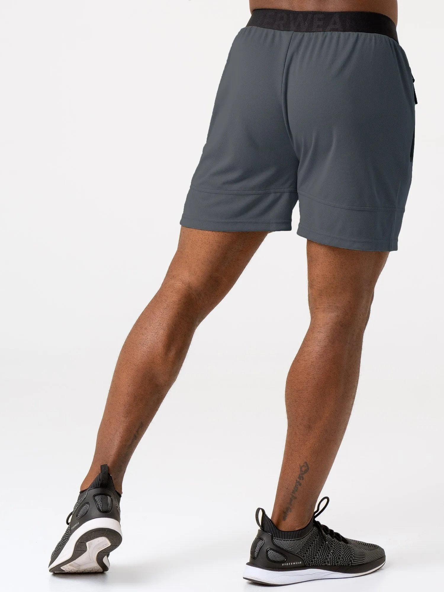 Advance Mesh Short - Steel Blue breathable design