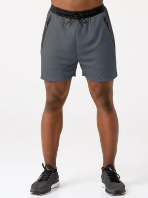 Advance Mesh Short - Steel Blue fall activewear
