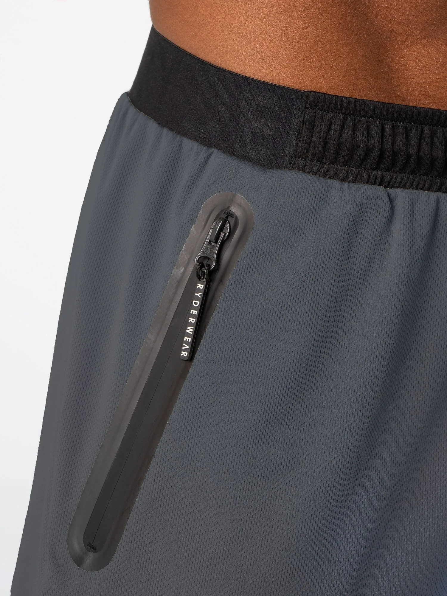 Advance Mesh Short - Steel Blue compression zone