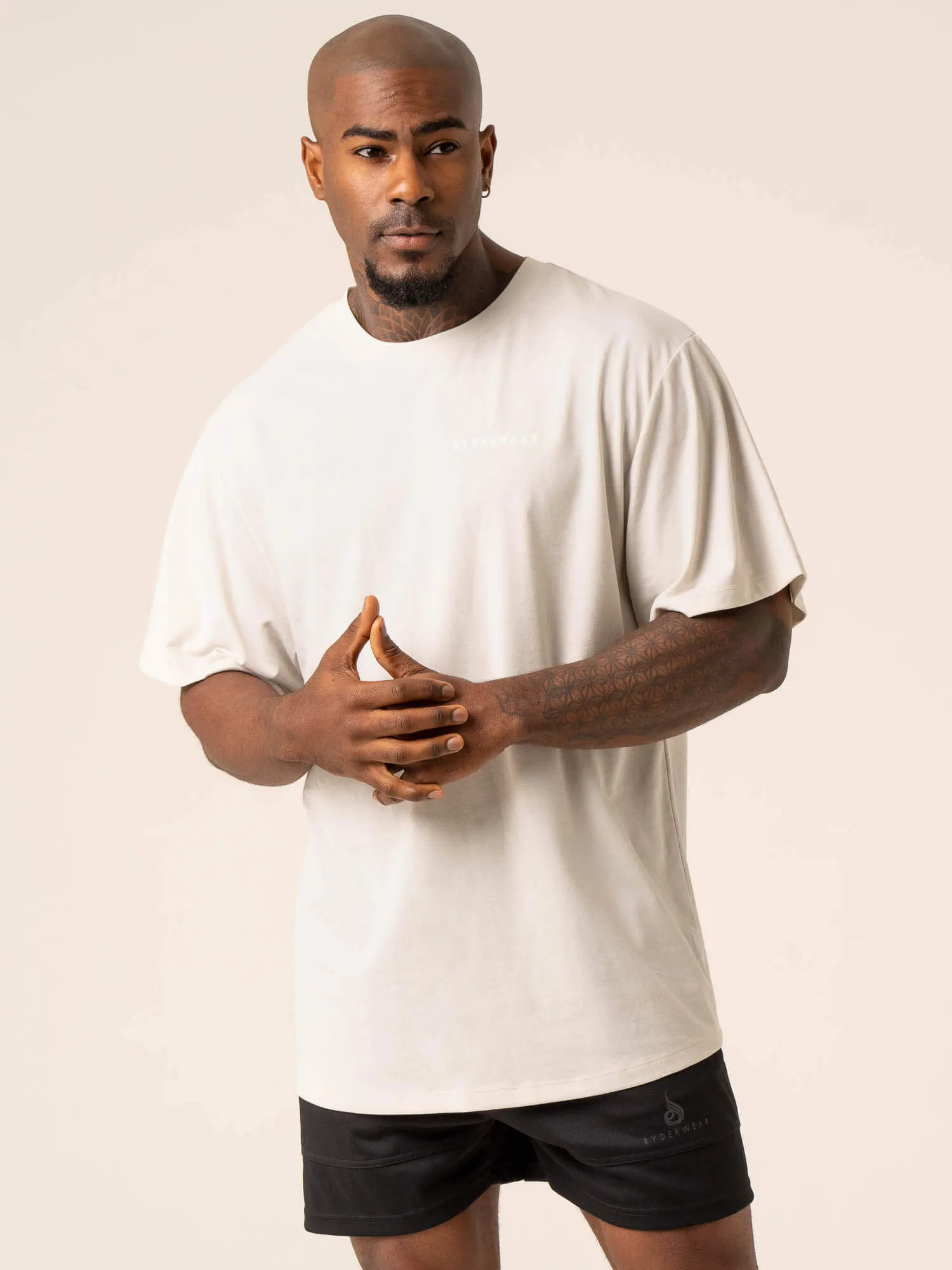 Advance Oversized T-Shirt - Stone casual wear