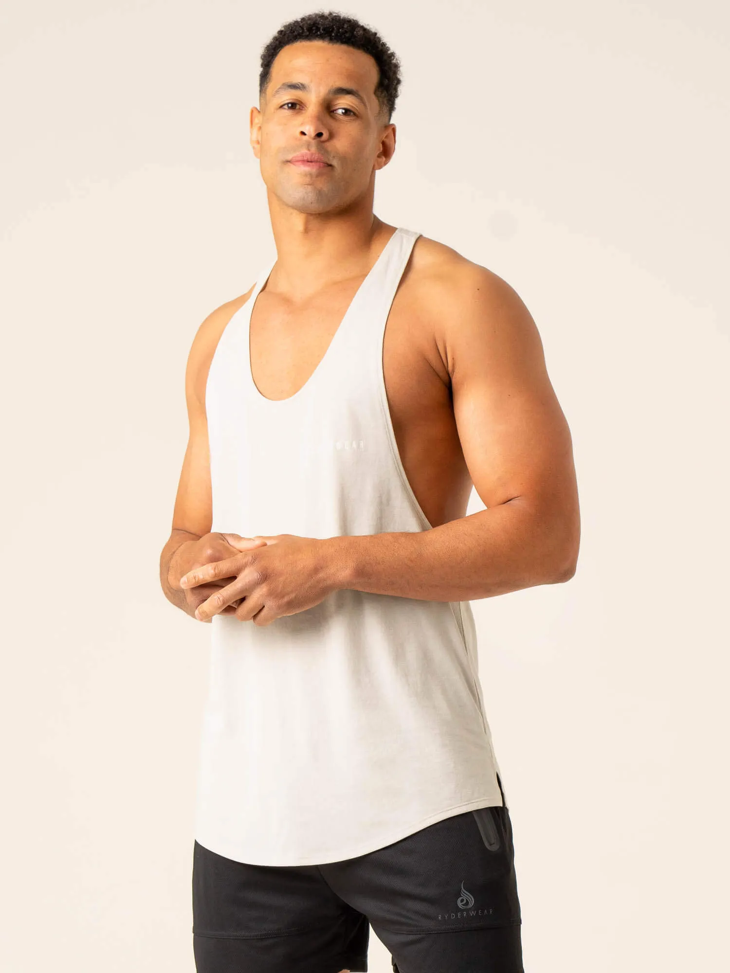 Advance Stringer T-Back - Stone vintage vibe