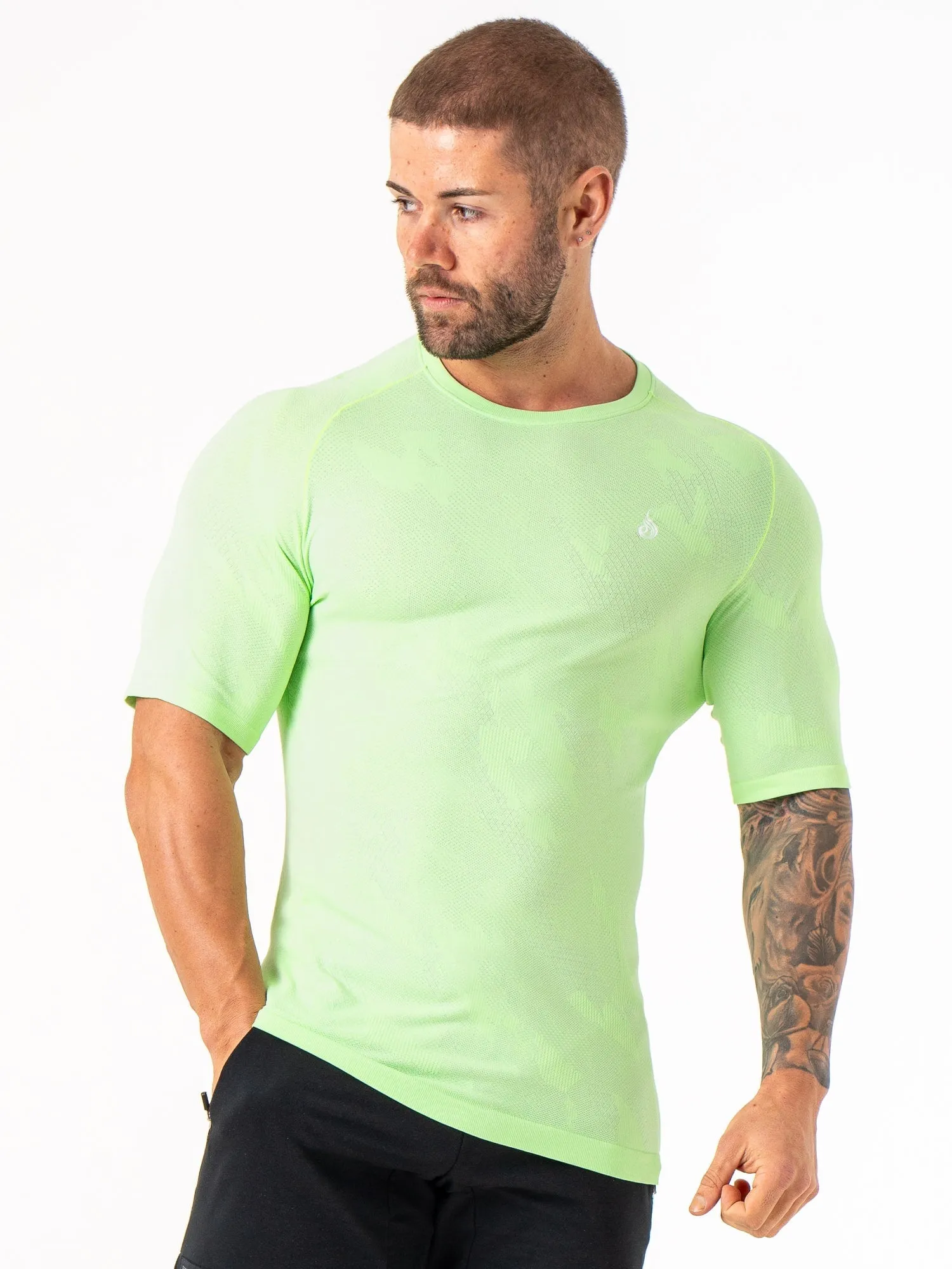 Aero Core Seamless T-Shirt - Lime chill mode