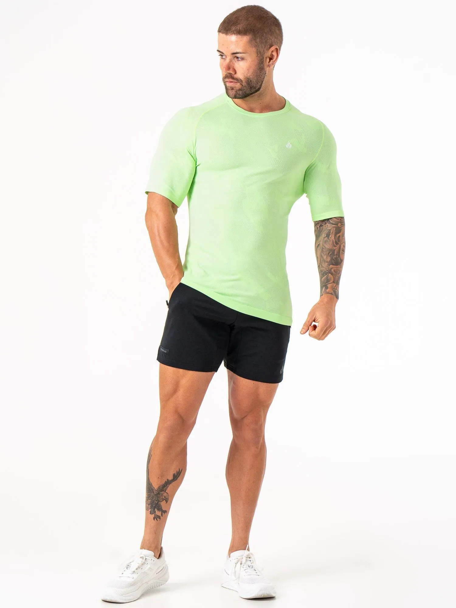 Aero Core Seamless T-Shirt - Lime daily essentials
