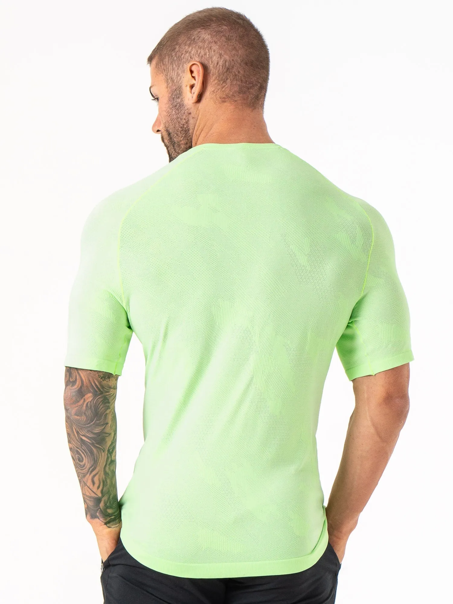 Aero Core Seamless T-Shirt - Lime casual style
