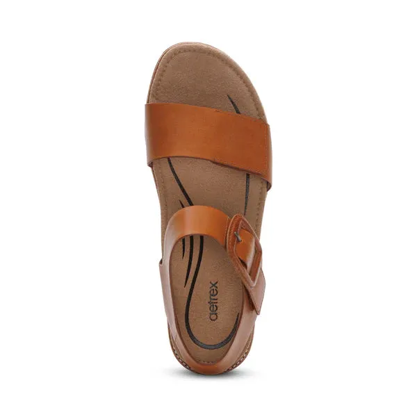 Aetrex Women's Claire Cognac trend choice