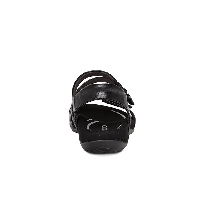Aetrex Women's Jess Black Light Travel