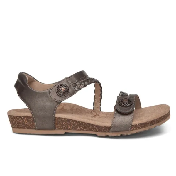 Aetrex Women's Jillian Bronze Earth Path