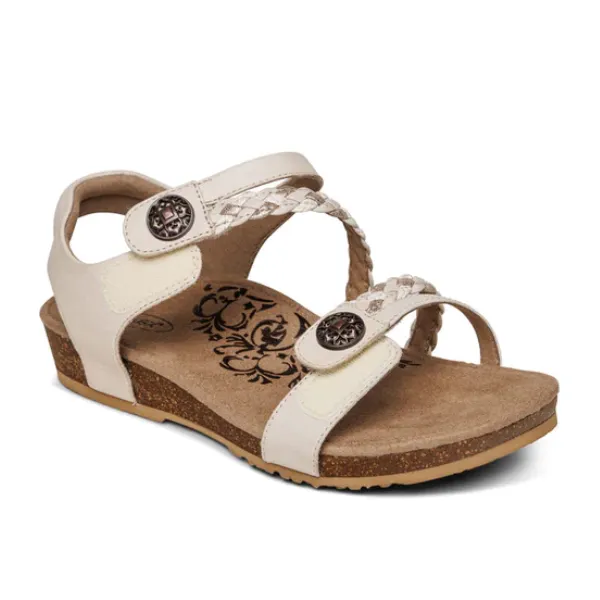 Aetrex Women's Jillian Ivory outdoor trip
