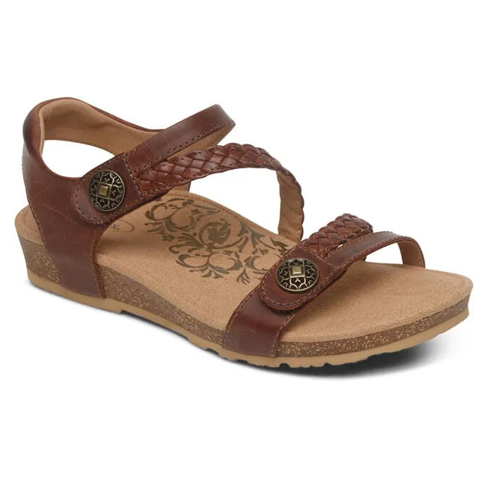 Aetrex Women's Jillian Walnut chill look