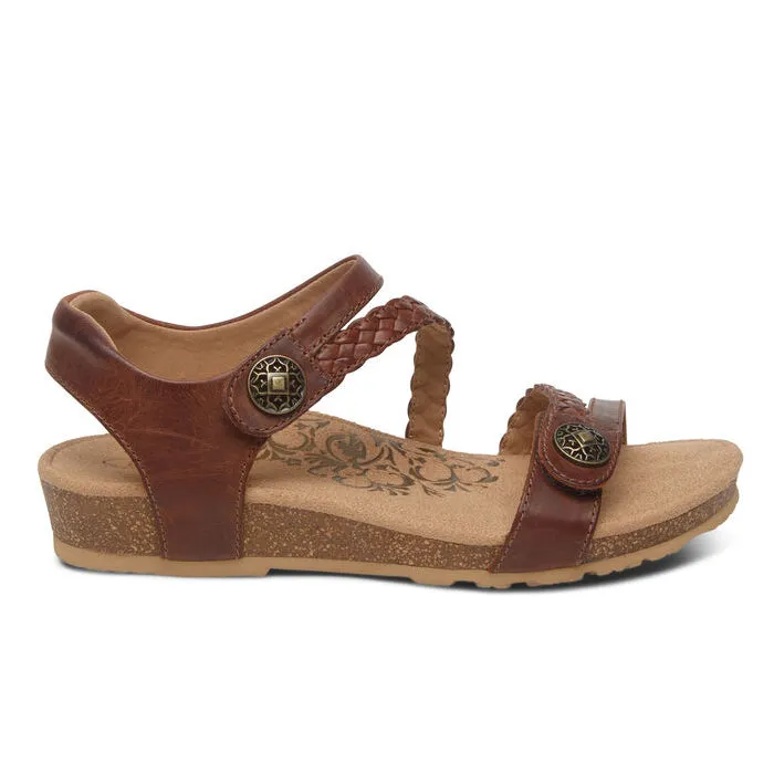 Aetrex Women's Jillian Walnut on the go
