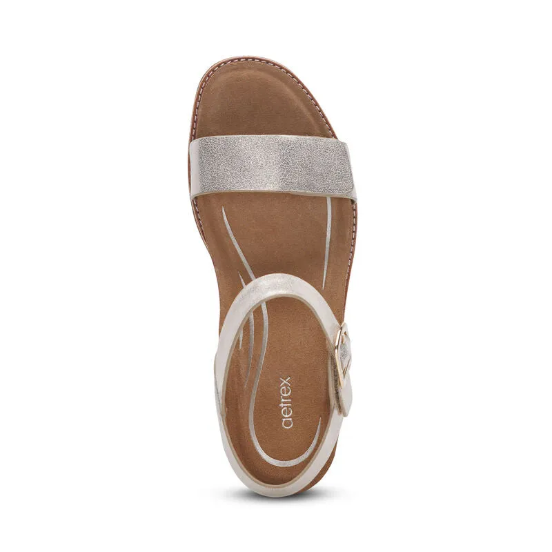 Aetrex Women's Mae Champagne Wind Feel